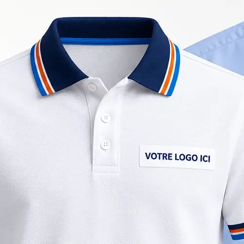 Détail du tissu, polos et chemises